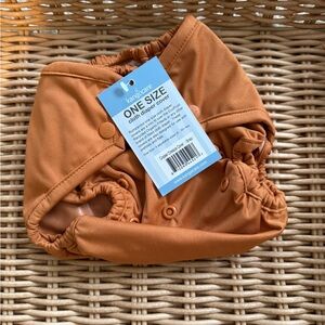 Rust Brown Cloth Diaper Cover Rumparooz One Size